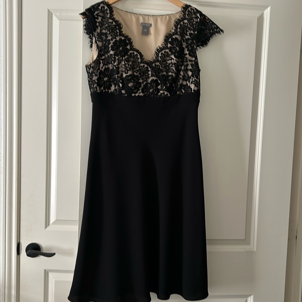 Ann Taylor black cocktail dress